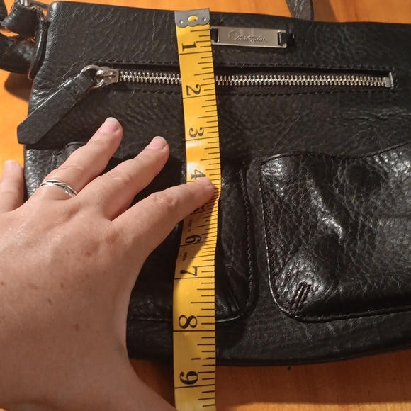 Cole Haan Black Leather Crossbody Bag - Picture 5 of 14